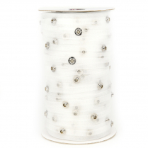 Ripplefold snap tape, 4&frac14;" spaced, clear