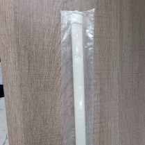 Lockseam curtain rod extender, 70cm (28"), offwhite, Graber