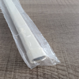 Lockseam curtain rod extender, 70cm (28"), offwhite, Graber