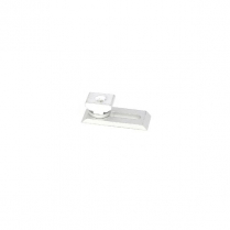 CRS Ceiling bracket with slot, for 20/28 mm diameter rod, silver