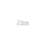 CRS Ceiling bracket with slot, for 20/28 mm diameter rod, silver