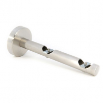 CRS Wall bracket double 16 cm (6.29"), for 28 mm (1.1") diameter rod, inox