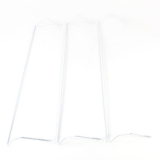 Curtain protector for electric baseboard/heater, 24", white (3 per pack)