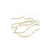 Anneaux pour rideau de douche, acier, plaqu&eacute; bronze, paquet de 1000