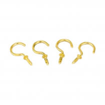 Brass cup hooks