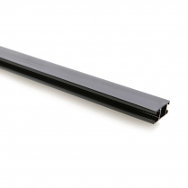 Square line rail curtain rod