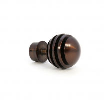 Ridged Ball Collection finial, for 1⅛" (28mm) diameter poles
