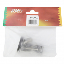 Support de plafond tubulaire pour p&ocirc;le de &frac34;" (19mm) de diam&egrave;tre, noir