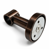 Tubular ceiling bracket for &frac34;" (19mm) diameter rods, bronze