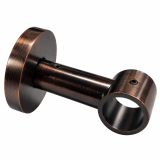 Tubular ceiling bracket for &frac34;" (19mm) diameter rods, bronze