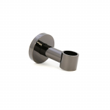 Tubular ceiling bracket for &frac34;" (19mm) diameter rods, black nickel