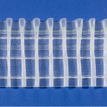 Caruso 1:2.5 translucent shirring tape, pencil pleat, 2&frac34;" (70mm), 50 meter roll