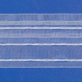 Caruso 1:2.5 ruban fronceur 2&frac34;" (70mm), plis crayon, translucide, rouleau de 50 m&egrave;tres