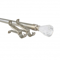 The Crystal Collection, adjustable pole set, 1⅛" (28mm) diameter