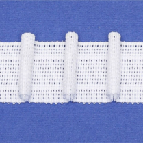 Ruban 1 : 2,5 plis crayon velour 1" (26mm), rouleau de 100 m&egrave;tres