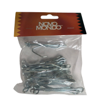 Empire slip on hooks, 3" X &frac12;", zinc plated