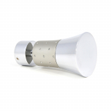 Contemporary Collection finials, for 1⅛" (28mm) diameter pole, chrome and satin nickel