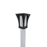 Luxor finial, for 1 1/8" (28mm) diameter poles, black