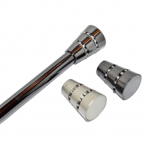 Embout de La Collection Bande Diamant, pour p&ocirc;le de &frac34;" (19mm) de diam&egrave;tre