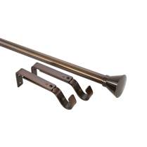 The Triangle, adjustable 36-72" pole set, &frac34;" (19mm) diameter, bronze