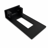Modern Black Square end caps