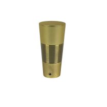 Le Mode Collection finial, for &frac34;" (19mm) diameter poles, antique brass
