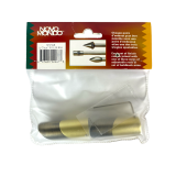 "Le Chique" finial, for &frac34;" (19mm) diameter poles, antique brass