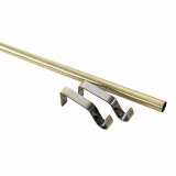 P&ocirc;le extensible de 28-48", diam&egrave;tre &frac34;" (19 mm), laiton antique