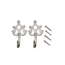 1&frac12; X 1&frac12;" Diamond hook holdbacks