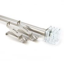 Layered Glass, adjustable pole set, 1⅛" (28mm) diameter