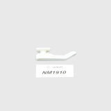 Glissi&egrave;re pour tringle traverse, blanc