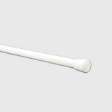 Tringle &agrave; ressort extensible de 18-28", diam&egrave;tre de 7/16", blanc