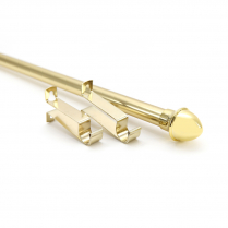 ⅝" Novo Mondo Collection adjustable caf&eacute; rod