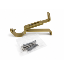 Brackets extensibles de 4&frac12;-6&frac12;", pour p&ocirc;les de 1⅛" (28mm) de diam&egrave;tre, or mat