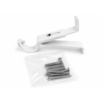 Brackets extensibles de 4&frac12;-6&frac12;", pour p&ocirc;les de 1⅛" (28mm) de diam&egrave;tre, blanc mat
