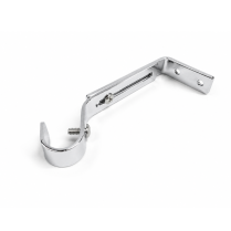 4&frac12;-6&frac12;" Extendable brackets, for &frac34;" (19mm) diameter poles, chrome
