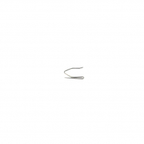 Drapery pin-on hook, 1" (2.54 cm), zinc plated