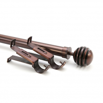 Ridged Ball Collection, adjustable pole set, 1⅛" (28mm) diameter