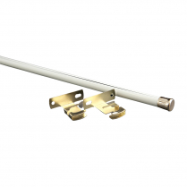 Round sash adjustable caf&eacute; rod