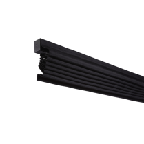 Syst&egrave;me de store romain motoris&eacute; avec moteur &agrave; batterie, noir (Largeur maximale 3 m. Chute maximale 3 m.)