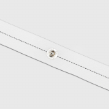 Ripplefold snap tape, 6" spaced, roll of 100 yards, white