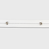 Boutons-pression sur ruban, pliage en vague, 4&frac14;" espac&eacute;, rouleau de 100 verges, blanc