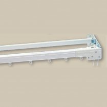 Tringle &agrave; rideau simple et tringle &agrave; corde super robuste extensible