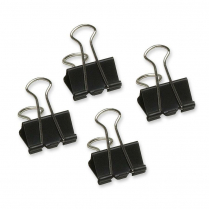 Westcott&reg; Fold Back Clips 1" 12/box