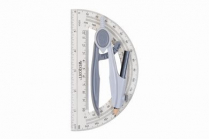 Westcott&reg; 2-Piece Math Set Grey
