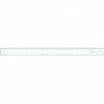 Westcott&reg; Clear Two-Way Acrylic Ruler 12"