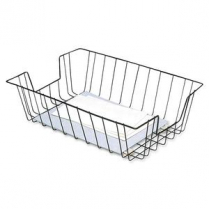 Westcott&reg; Wire Desk Tray Letter Black
