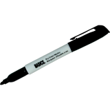 Basics&reg; Dry Erase Pen-Style Markers Fine Tip Black 12/box