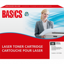 Basics&reg; Remanufactured Toner Cartridge (HP 64A) Black