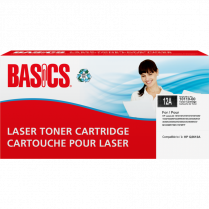 Basics&reg; Remanufactured Toner Cartridge (HP 12A) Black